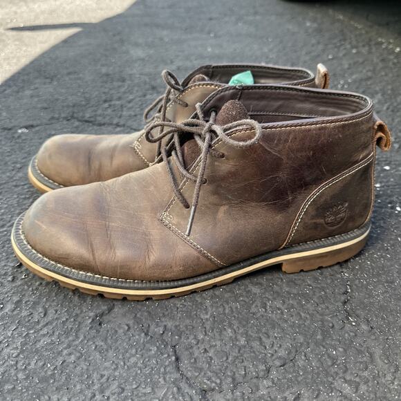 Timberland Leather City Chukka Boots Men’s Size 10M Brown A12HY 900 main image 11